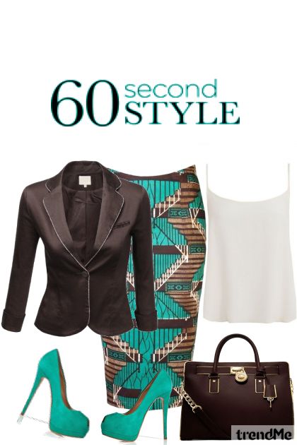60 Second Style 2014- Модное сочетание