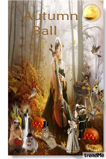 Autumn Ball-Forest Formal- Modna kombinacija