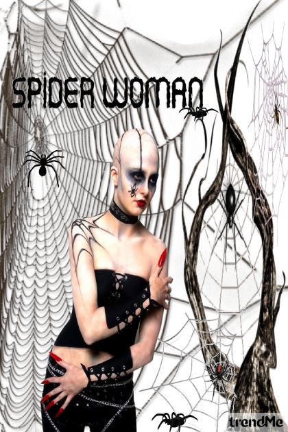 Spider Woman- Modna kombinacija