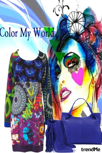 Color My World#1- combinação de moda