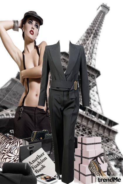 Paris Inspired- combinação de moda