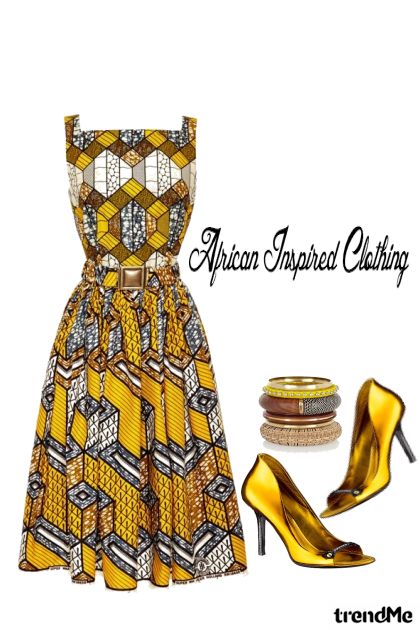 African Inspired Clothing#1- Fashion set