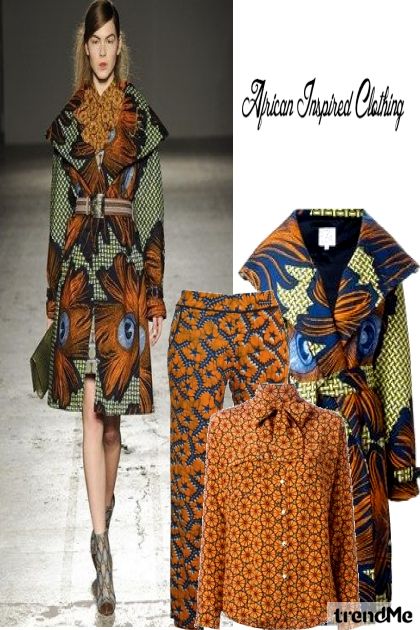 African Inspired Clothing#2- combinação de moda