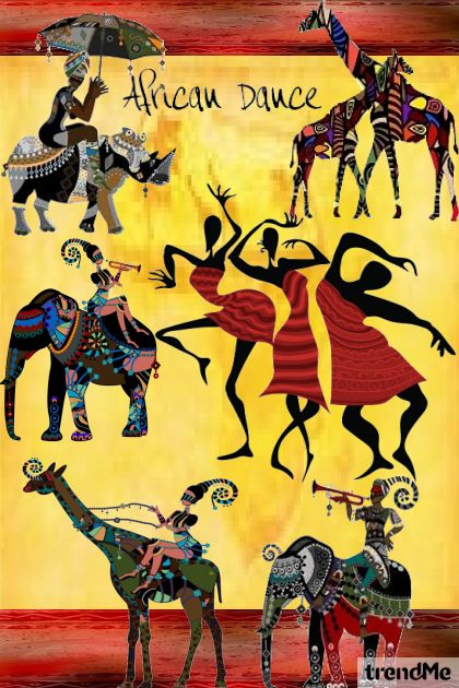 African Dance- Modna kombinacija