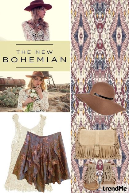 Bohemian Style#1- Модное сочетание