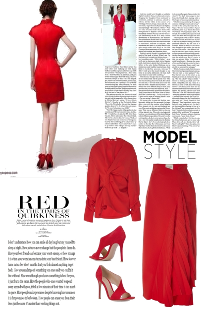 Red- Combinazione di moda