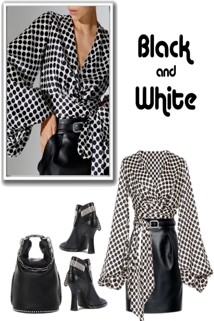 Black and White#2- Modna kombinacija