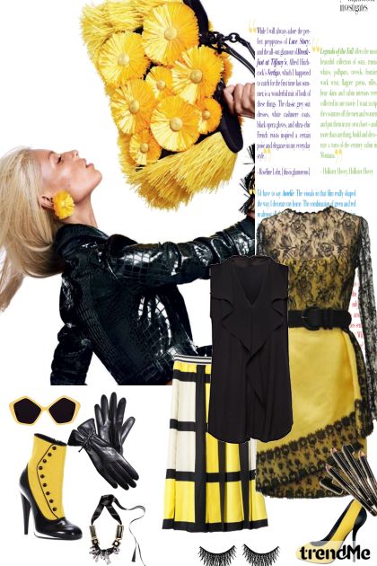 yellow&black- Fashion set