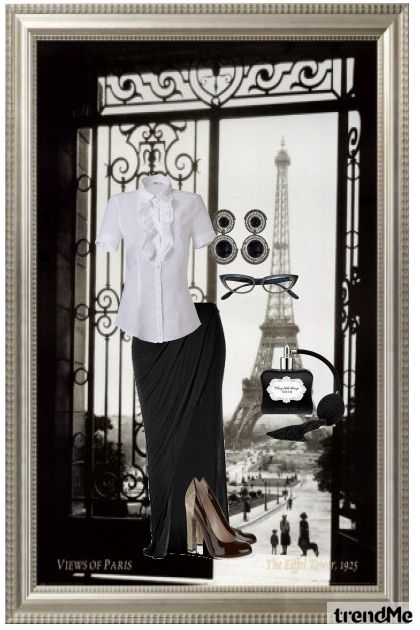 Paris in 1920's- Modekombination