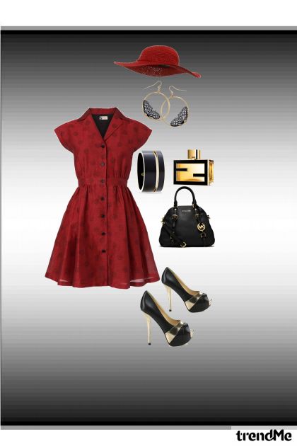 Sassy Red- Combinaciónde moda