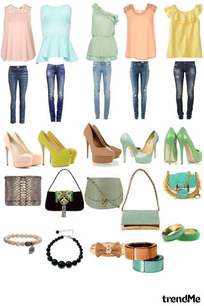 casuaal time- Fashion set