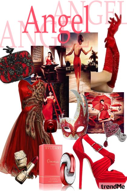 Red angel- Combinazione di moda