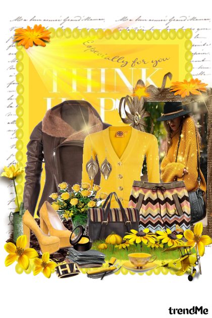 Yellow Flowers- Модное сочетание