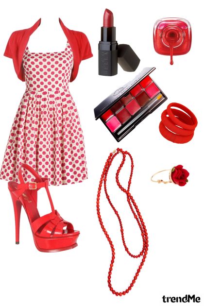 RED GAL- Fashion set