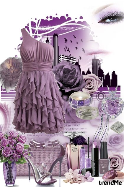 purple dream- Modna kombinacija