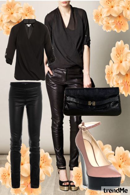 black outfit- Fashion set