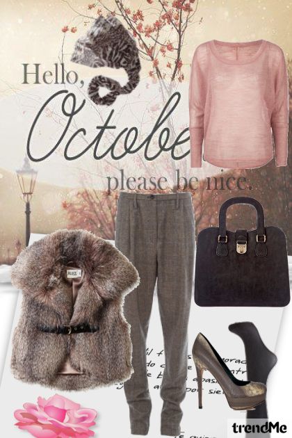 Nežne boje jeseni- Модное сочетание