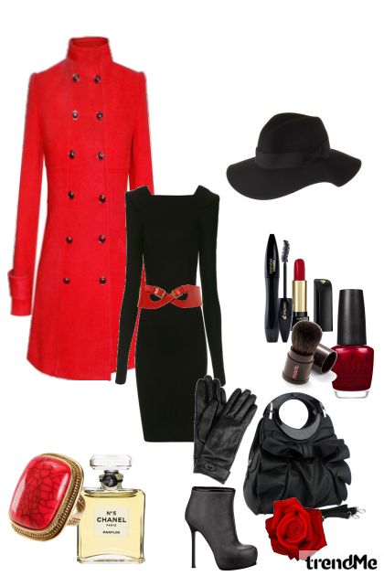 Red&Black- Combinaciónde moda