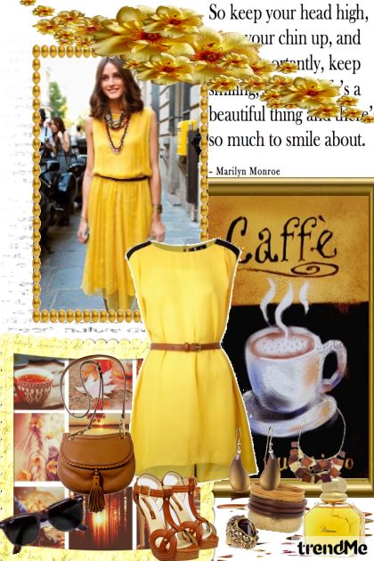 Beautiful Yellow- combinação de moda