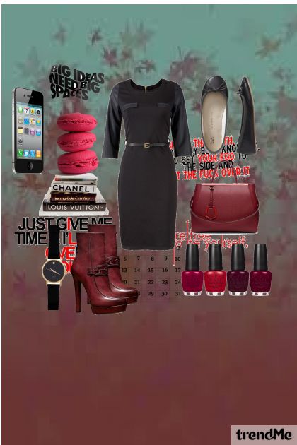Red is new black.- Fashion set