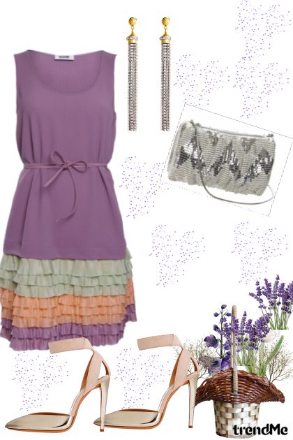 amo lilás- combinação de moda