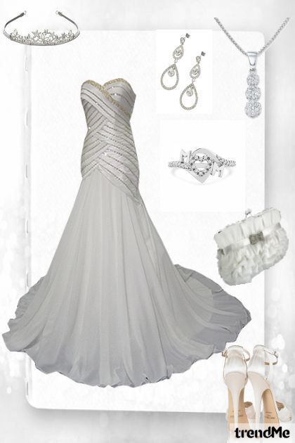 Wedding dress- combinação de moda
