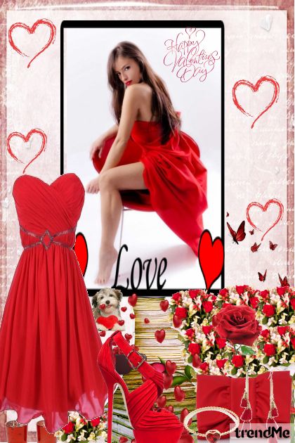 For Valentine's Day ♥- Модное сочетание