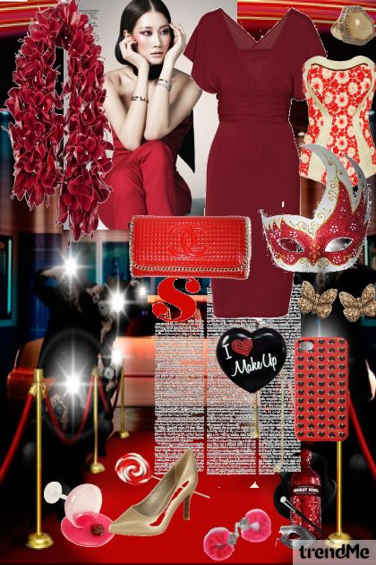Hot red- Fashion set