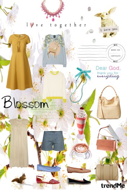 cherry blossom- Combinazione di moda