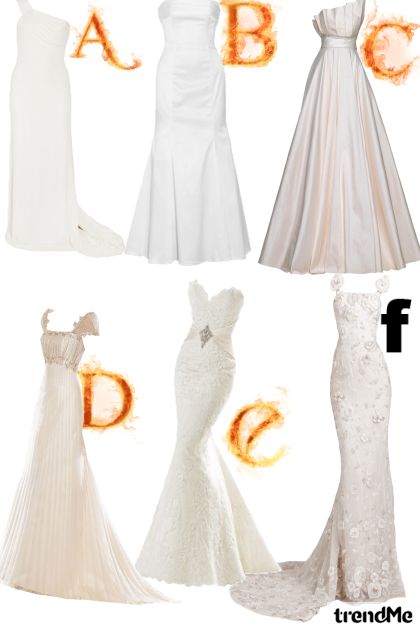 Wedding Dresses to Choose- Modna kombinacija