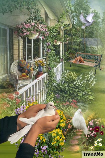 White Doves In The Garden- コーディネート
