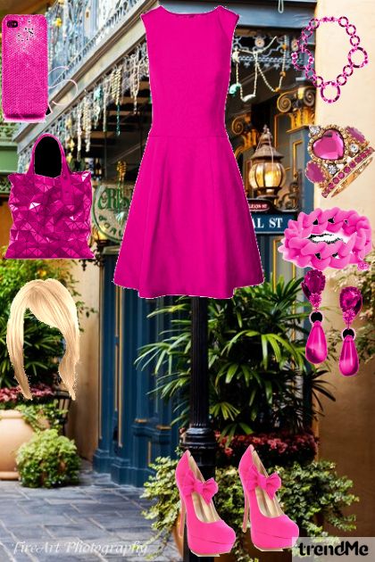Pink Kombinacija- Fashion set
