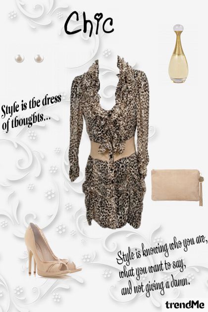 style is the dress of thoughts- Combinazione di moda