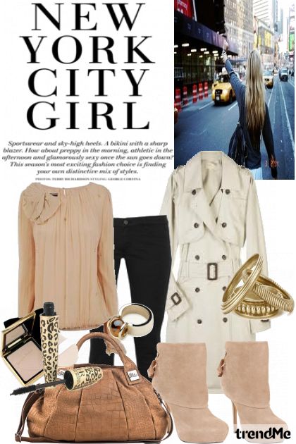 new york city girl- Combinazione di moda
