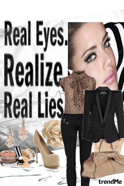 real eyes- Combinazione di moda
