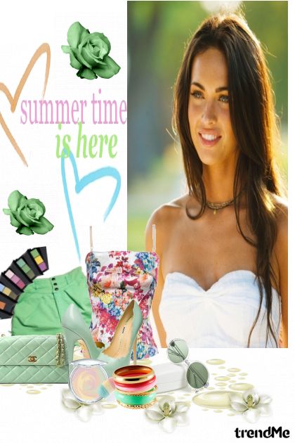 summer time is here- Combinazione di moda