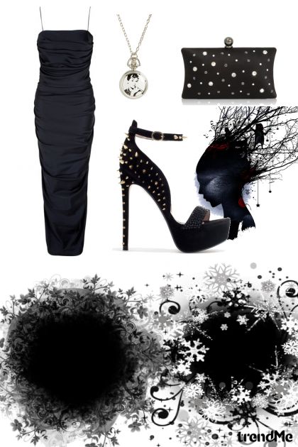Crno-Svećano- Modekombination