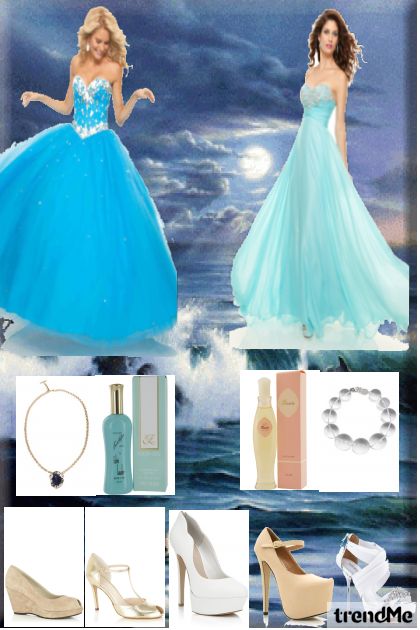 princeze plave- Modna kombinacija