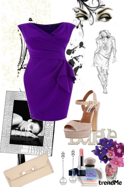 little purple - Combinazione di moda