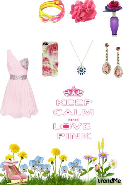 Keep Calm And Love Pink- Kreacja