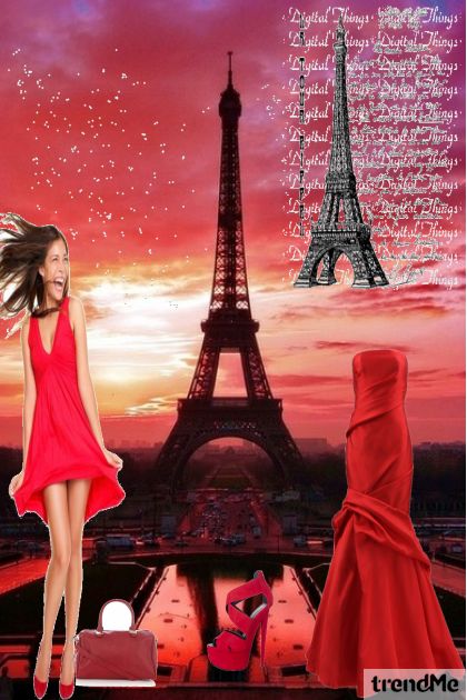 Paris- Modekombination