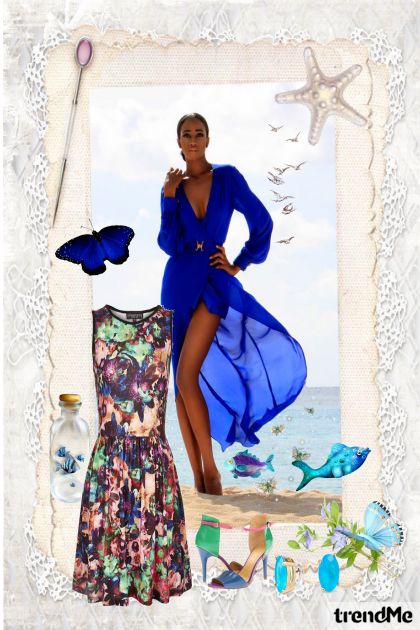 plavi leptir- Fashion set