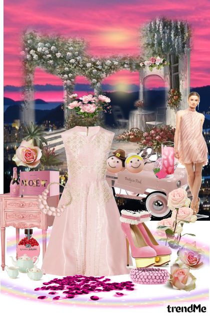ružičasti san- combinação de moda