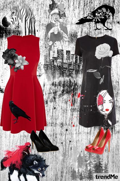 red、black、Who‘s the devil.- Combinazione di moda