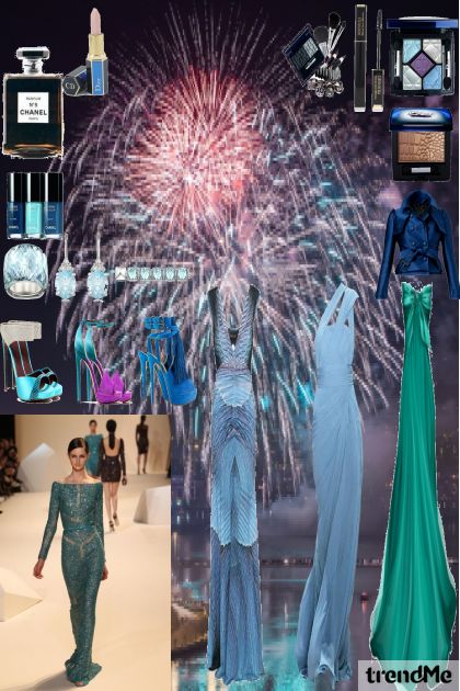 blue frosty gala- Fashion set