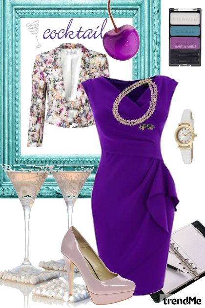 Purple cocktail- Fashion set