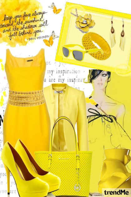 Yellow Inspiration- Modna kombinacija