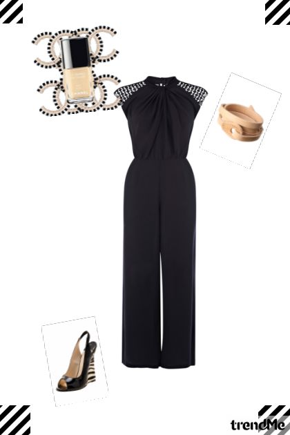 Minimal Black & Beige- Fashion set