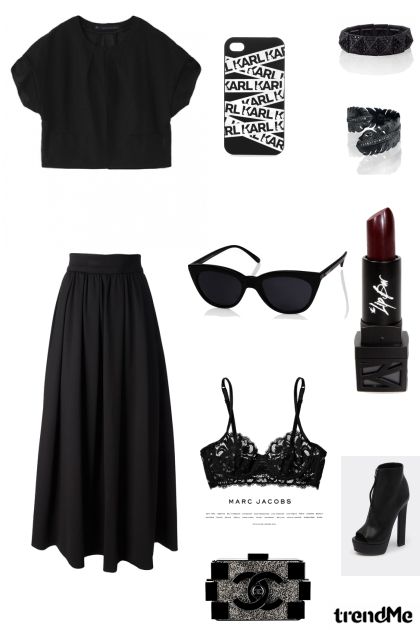 On wednesdays we wear black - Модное сочетание