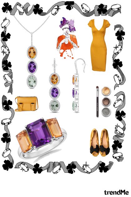 Citrine Jewelry for the Elegant Lady- Fashion set